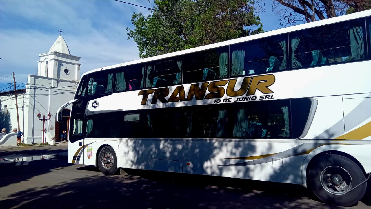 Transur en pueblo de La Pampa